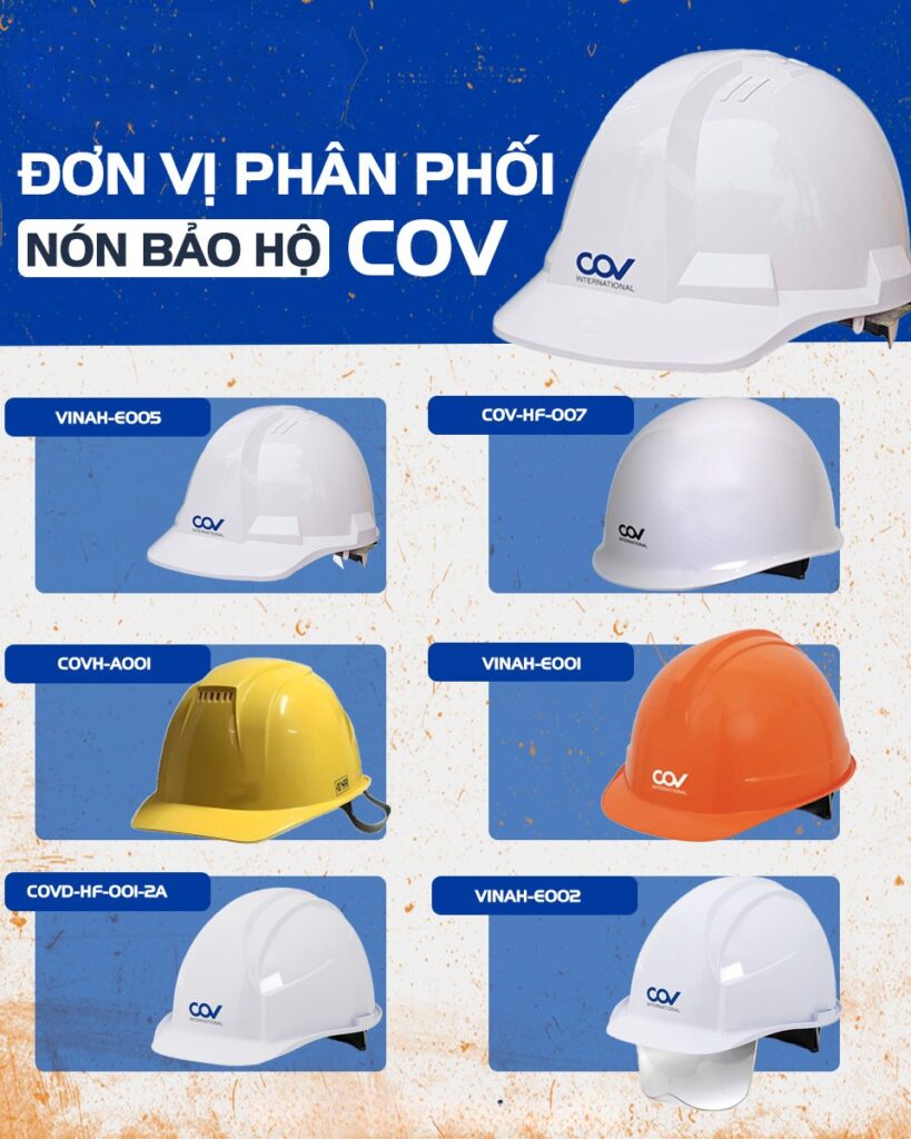 Địa chỉ phân phối mũ bảo hộ lao động COV uy tín tại Bắc Ninh